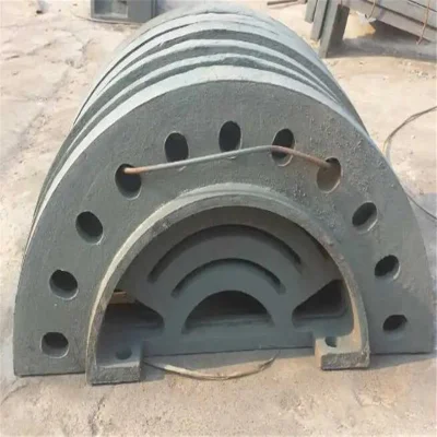 Moulage de fer pour les pièces de machines de construction et d'exploitation minière Moulage au sable de résine