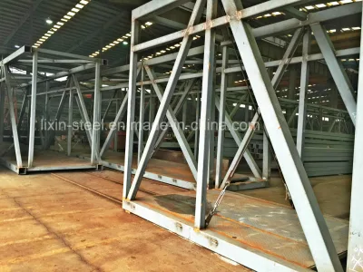 Pont aérien de structure métallique de bâtiment modulaire avec le cadre en acier de tube carré